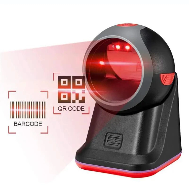 Top Quality Fast Scanning 2D Desktop Omnidirectional QR Bar Code Barcode Scanner